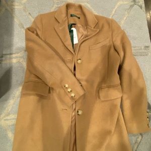 Ralph lauren camel coat size 4P